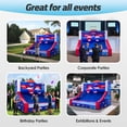 thumbnail image 3 of Aro inflable de baloncesto GR8FUN de 13 pies con 5 aros y ventilador de 480 W, 110 V, 3 of 9