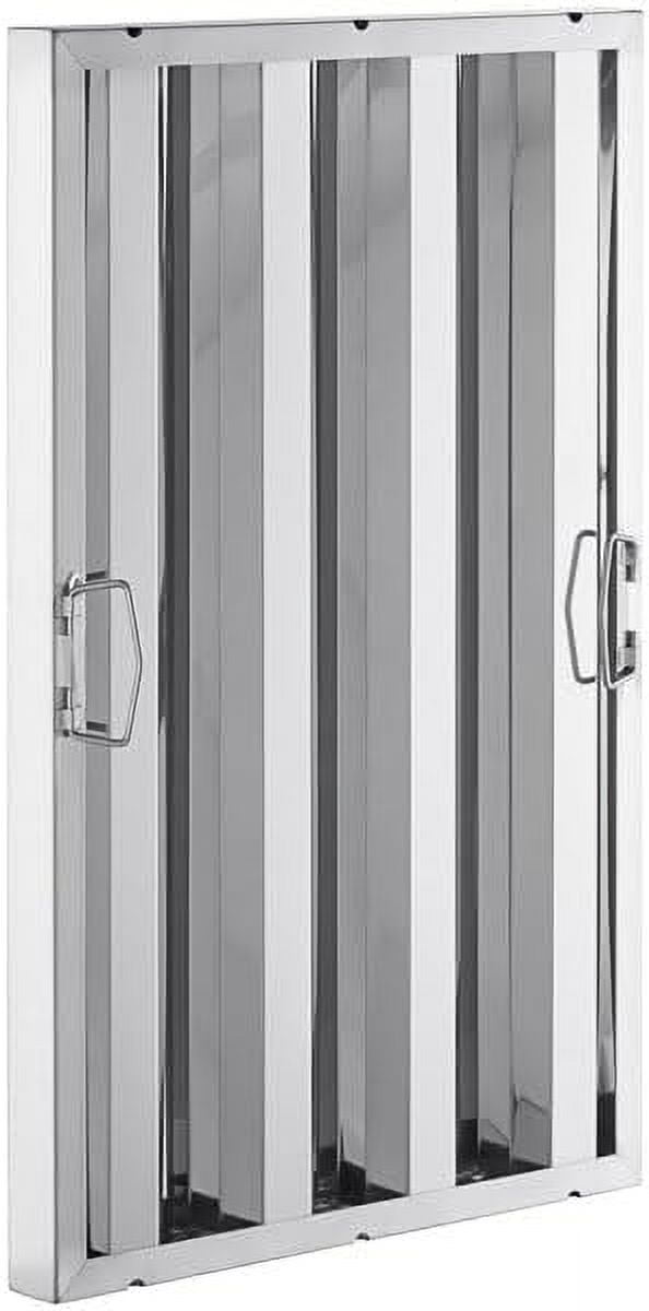 TrueCraftware- 16" W x 25" H Stainless Steel Commercial Kitchen Hood Filter - Restaurant Hood Filters Range Hood Filter Range Hood Baffle Grease Filter for Restaurant Kitchen Exhaust Hoods