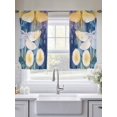 thumbnail image 5 of Spring Dragonfly Sheer Curtains 45 Inch Long 2 Panels, Pastoral Dandelion Flower Light Filtering Rod Pocket Semi Sheer Curtains, Sheer Voile Drapes for Living Room Bedroom, 52"x45", 5 of 5
