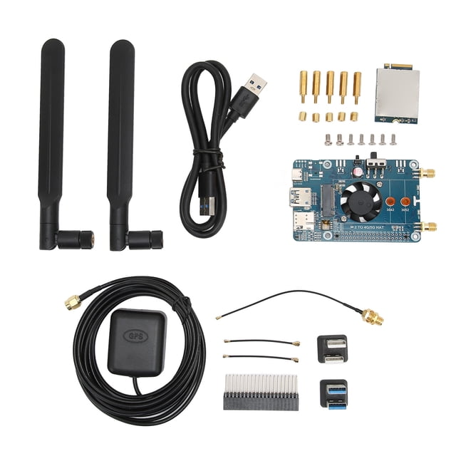 Placa de expansión del módulo LTE Cat, antenas duales LTE Cat Placa de expansión LTE Cat Módulo LTEA de antenas duales adaptado para la perfección