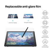 Huion 21.5 IPS LCD Drawing Tablet with Screen, Full Laminated, Anti-Glare, 120% sRGB, 8192 Pressure, Stand, PC/Mac/Android