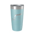 thumbnail image 1 of Gantt Lake Map Tumbler Travel Mug Insulated Laser Engraved Coffee Cup Alabama 20 oz Light Blue, 1 of 1