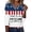 White, variant on Womens Summer Tops T Shirts Patriotic Graphic Short Sleeve Fourth Of July Celebration National Day Commemorative Boho Shirts