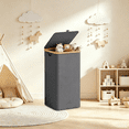 thumbnail image 5 of Sortora Laundry Hamper with Lid, 110L Large Laundry Basket with Removable Bag, Collapsible Tall Laundry Bin, Dirty Clothes Hamper for Laundry Room, Bathroom, Bedroom, Dorm, Gray, 5 of 6