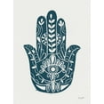 thumbnail image 2 of Prahl, Courtney 12x14 Gold Ornate Wood Framed with Double Matting Museum Art Print Titled - Hamsa I, 2 of 4