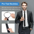 thumbnail image 4 of fastboy 4pcs Easy And Comfortable To Wear Neck Tie Wide Application Unique Zip Perfe Gifts Polyester Neckties With Zip 1Set, 4 of 6
