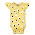 Gerber Baby Girls Short Sleeve Onesies Brand Bodysuits, 4Pack