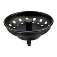thumbnail image 1 of Tapón de fregadero para baño y baño, tapón de fregadero de cocina, tapón de residuos sin obstrucciones, colador de fregadero de cocina de acero Negro BLESIY Colador fregadero, 1 of 8