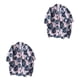 thumbnail image 1 of Minnieouse Camisetas estampadas informales de manga corta para hombre, ropa holgada, camisas hawaianas, de gran tamaño, a la moda para fiesta en Rosa METRO 2piezas, 1 of 6
