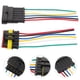 thumbnail image 5 of 1 Juego de conectores macho y hembra para coche, Conector automotriz con orificios de 6 pines (con cable de 10cm), 5 of 7