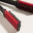 thumbnail image 2 of Peine para el cabello liso En forma de V Férula Peine Cerdas Alisado del cabello (Rojo) Likrtyny  Cuidado Belleza, 2 of 7
