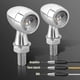 thumbnail image 3 of Chrome Motorcycle Led Turn Signal Lights Drl Light Bullet Flasher Indicator Blinker Led Brake Lamp 12v For Honda Suzuki Kawasaki, 3 of 4