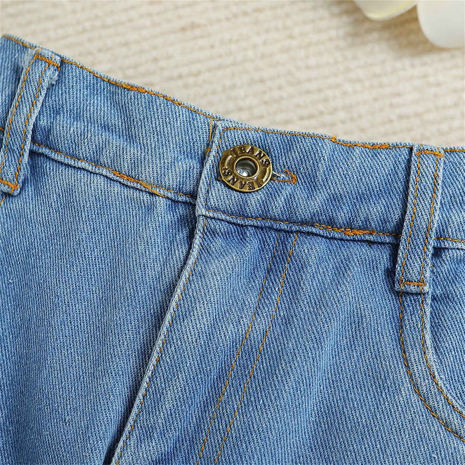 AUNVITO Wholesale Fashion Girls' Casual Short Sleeve Tank Round Neck Collar Botton Solid Long Pants Sets