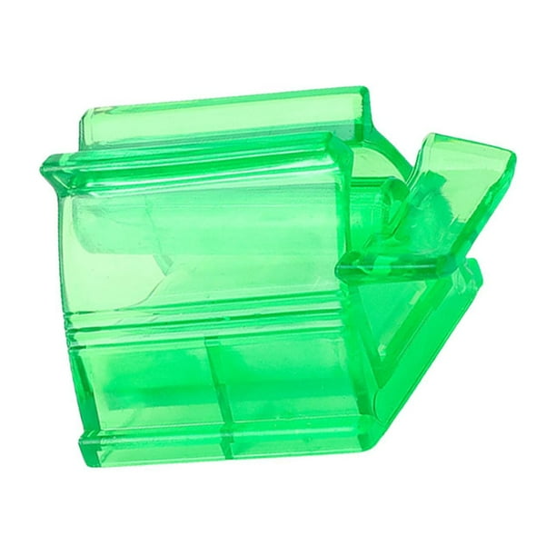 Dispensador de pasta de dientes en tubo, suministros de baño, multifuncional para pasta de dientes. Verde