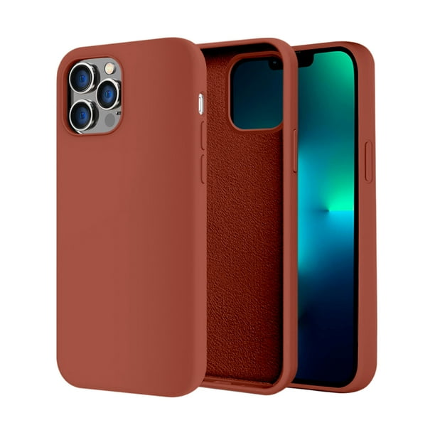 Funda de Protección para iPhone 13 Pro - Sovico - Silicón con Forro de Microfibra