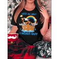 thumbnail image 1 of T-Shirt Imprimé Animal Arche de Noé pour Femmes - "Need an Ark? I Noah Guy" Design, Col Rond Confortable Manches Courtes, Mélange de Polyester Doux, Parfait pour Tenue Décontractée Ou Fête des Pères, 1 of 6