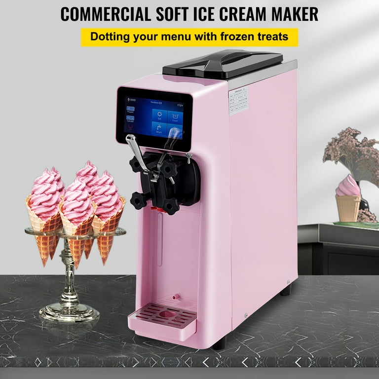 16-22L/H Ice Cream Maker Commercial Single Flavor Countertop Gelato Sorbet  Yogurt Home Freezing Equipment Vending Machine - AliExpress