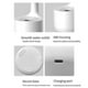 thumbnail image 5 of Billuyoard Humidificador de aire con forma de gota de agua levitante, impresionante solución antigravedad, humidificador de aire USB antigravedad Humidificadores Blanco, 5 of 6