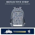 thumbnail image 5 of FORMRS Unisex School Backpack 17" Student Travel Bag with Laptop Compartment, Forget Me Not, 5 of 7