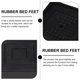 thumbnail image 4 of BRIGHTFUFU 4 piezas de altura de cama pesada altos de muebles Muebles elevadores de la altura del sofá (negro), 4 of 7