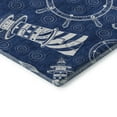 thumbnail image 4 of Addison Rugs Mayfield Washable Coastal Nautical Navy Runner Rug, 2'3" x 7'6", 4 of 5