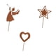 thumbnail image 4 of Estacas de metal decorativas para jardín navideño, microestatua paisajística Juego de 3 piezas estilo B, 4 of 9