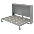 thumbnail image 3 of Queen Size Murphy Bed Wall Bed, Space-Saving for for Guestroom, Apartment, Small Space, Gray, 3 of 9