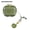 Transparent Green, Apple Pendant Style, variant on Apple-shaped Protective Case for AirPods 4, Transparent TPU Soft Rubber Shockproof Protective Shell, Cute Apple-shaped Earphone Case (Transparent Red, Hollowed-out Apple Pendant Design)