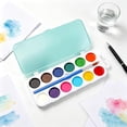 thumbnail image 6 of Votnto Semi-dry Solid Watercolor Paint Set 12/14/18 Colors, 's Painted Watercolor Washable Paint, 6 of 6