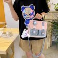 thumbnail image 4 of Mochila de hombro Kawaii para estudiantes japoneses bolso escolar con alfileres Likrtyny Panda colgante bandolera de viaje para chica de nailon, 4 of 9