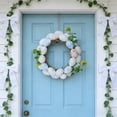 thumbnail image 1 of Easter Egg Wreath Suitable For Party And Holiday Decorations Door And Window Ornaments Suitable For Easter Indoor And Outdoor Decoration, 1 of 6