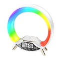 thumbnail image 2 of Reloj de mesa, pequeño despertador junto a la cama, despertador digital LED silencioso moderno, reloj LED, para sala de estar junto a la cama interior Blanco BLESIY Reloj despertador digital, 2 of 8