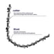 thumbnail image 5 of (5 PACK) 4 Inch Mini Chainsaw Chain Replacement for Cordless Electric Portable All 4 Inch Mini Chainsaw Guide Saw Chain, 5 of 5