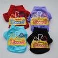 thumbnail image 3 of AAOMASSR Pet Dog Puppy Letter Bone Pattern Vest Spring Summer Costume Apparel Poodle, 3 of 8