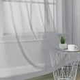 thumbnail image 5 of Dtwnek Set of 2 Panels Sheer Curtain Sheers Light Filtering Window Curtains for Living Room, Bedroom, 52" x 63", 5 of 7