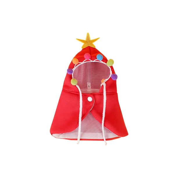 Vestido de Fiesta de Navidad Disfraz de Navidad de Mascota, Disfraz de Navidad de Cachorro, con Vestido de Cosplay de Fiesta de Estrellas, Adecuado para Gatos Y Perros Pequeños a Medianos Disfraz de P