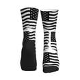 thumbnail image 2 of America Us Flag Retro Athletic Crew Novelty Socks for Womens Mens, 2 of 6