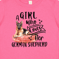 thumbnail image 4 of Inktastic A Girl Who Loves Her German Shepherd Boys or Girls Baby T-Shirt, 4 of 5