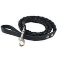 thumbnail image 2 of Round Fully Braided Genuine Leather Dog Leash, 4 Ft x 5/8" (15mm), Medium Breeds, 2 of 3