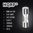 thumbnail image 2 of HQRP 5-Pack DMM-44/100 Fast-Acting Digital Multimeter Fuse 440mA 1000V Replacement for Bussmann DMM-B-44/100, DMM-44/100-R, LITTELFUSE Flu-44/100 Compatible with DMM Fluke, Brymen, Klein, Agilent, 2 of 8