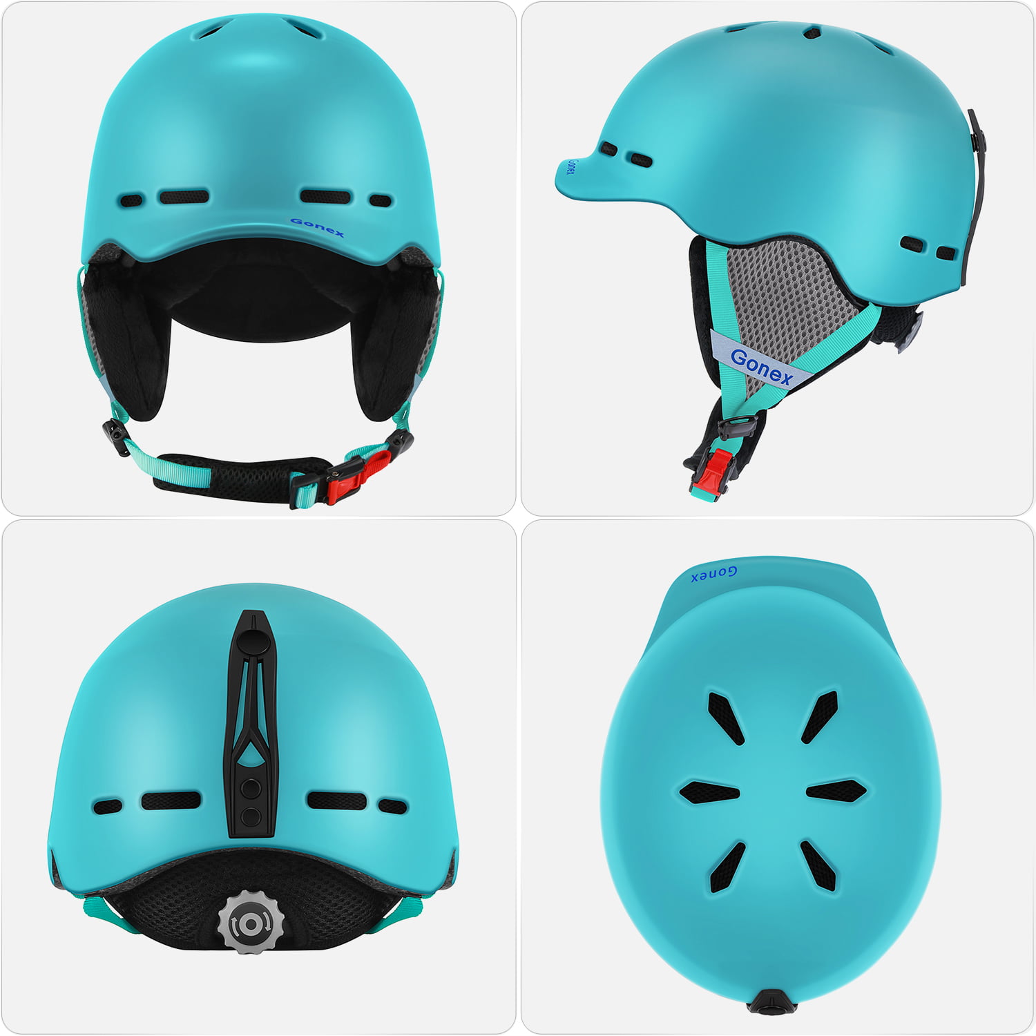 Lucky Bums Powder Series In-Mold Ski Snowboard Snow Sport Helmet 