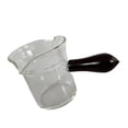 thumbnail image 1 of Jarra medidora de espresso, jarra de vidrio transparente, doble pico, multiusos estilo C, 1 of 9
