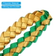 thumbnail image 4 of Uxcell 47 inch Graduation Leis 3 Pcs Graduation Ribbon Leis Graduation Money Leis Class Bright Color DIY Green and Gold, 4 of 5