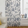 thumbnail image 6 of Vintage Spring Floral Sheer Curtains 54 Inches Long, Retro Farmhouse Summer Botanical Light Filering Curtains, Breathable Simi Curtain Privacy Drapes for Kitchen Bathroom Small Window Treatment, 6 of 9