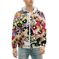thumbnail image 2 of The Powerpuff Girls Zip Up Hoodies Unisex Realistic 3D Print Sweatshirt Long Sleeve Hooded Jacket Coat 4XL, 2 of 8