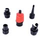 thumbnail image 4 of Sup Adaptador de Bomba de Aire Paleta Inflable Bote de Goma Adaptador de válvula de Aire para Kayak Convertidor de compresor de neumáticos 4 Boquillas, 4 of 8