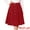 Red, variant on DARING DIVA Women's A-Line Vintage High Waist Pleated Midi Skirts S Red