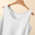 thumbnail image 4 of Posijego Women's Pajama Tank Tops Sleeveless Shirts Solid Color Summer Casual Tank Tops Sleep Tops for Women, 4 of 6