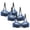 Blue, variant on 3 Pcs Plus Size Lace Bras for Women Lightweight Underwire Push Up Bralettes Floral Embroidered Lifting Unlined Bra 44D, Hot Pink/Gray/Blue