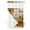 Brown, variant on No Hook Shower Curtain with Snap-in Liner, Farmhouse Sunflower Waterproof Fabric Bathroom Curtains, Vintage Daisy Butterflies Gray Wood Bath Curtains & Mesh Top Window Stand Up Stall 36"x72"